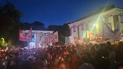 Masivo festival y protesta en la exEsma contra despidos y cierre del Centro Cultural Conti Masivo festival y protesta en la exEsma contra despidos y cierre del Centro Cultural Conti