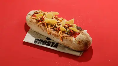 Crosta Dogs, panchos de pizza. Crosta Dogs, panchos de pizza.