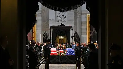 Honran a Jimmy Carter con un funeral de Estado antes de su entierro en su ciudad natal de Georgia Honran a Jimmy Carter con un funeral de Estado antes de su entierro en su ciudad natal de Georgia