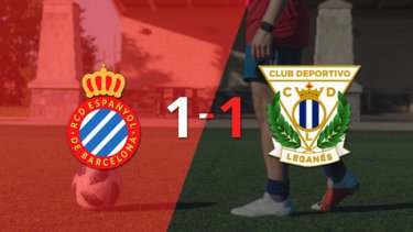 Leganés empató 1-1 en su visita a Espanyol