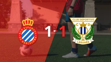 Leganés empató 1-1 en su visita a Espanyol