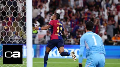 El Barcelona golea 5-2 al Real Madrid en una emocionante final de la Supercopa de España El Barcelona golea 5-2 al Real Madrid en una emocionante final de la Supercopa de España