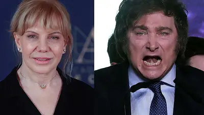 Cecilia Roth Javier Milei Cecilia Roth Javier Milei