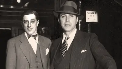 Armando Defino y Carlos Gardel Armando Defino y Carlos Gardel