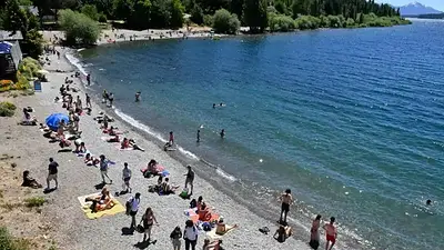 Playa del centro de verano. Playa del centro de verano.