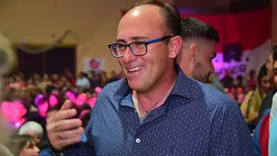 El intendente de Villa Dolores, Maximiliano Rivarola. El intendente de Villa Dolores, Maximiliano Rivarola.