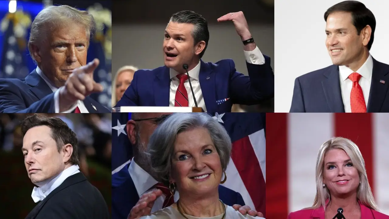 Todos los hombres y mujeres del presidente: el gabinete con el que Trump vuelve al poder