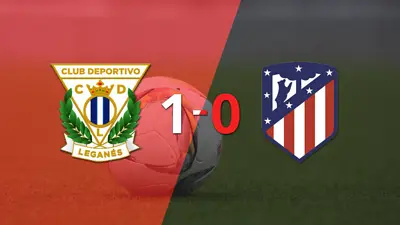 Apretada victoria de Leganés frente a Atlético de Madrid Apretada victoria de Leganés frente a Atlético de Madrid