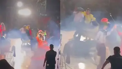 Qué pasó con El Chaqueño Palavecino en el Festival de Jesús María y cuál es el accidente que sufrió arriba del escenario. Qué pasó con El Chaqueño Palavecino en el Festival de Jesús María y cuál es el accidente que sufrió arriba del escenario.