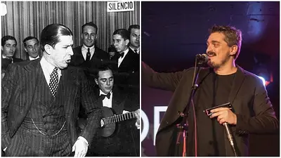 Carlos Gardel y Franco Luciani Carlos Gardel y Franco Luciani