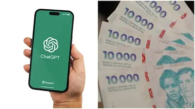 ChatGPT y billetes de 10 mil pesos ChatGPT y billetes de 10 mil pesos