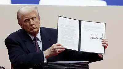Borrador de memorando de Trump apunta a déficit comercial y compras chinas de exportación a EEUU Borrador de memorando de Trump apunta a déficit comercial y compras chinas de exportación a EEUU