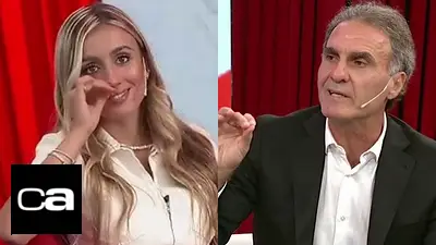 La insólita reacción de Ruggeri contra Morena Beltrán en ESPN F90: "Dejate de joder" La insólita reacción de Ruggeri contra Morena Beltrán en ESPN F90: "Dejate de joder"