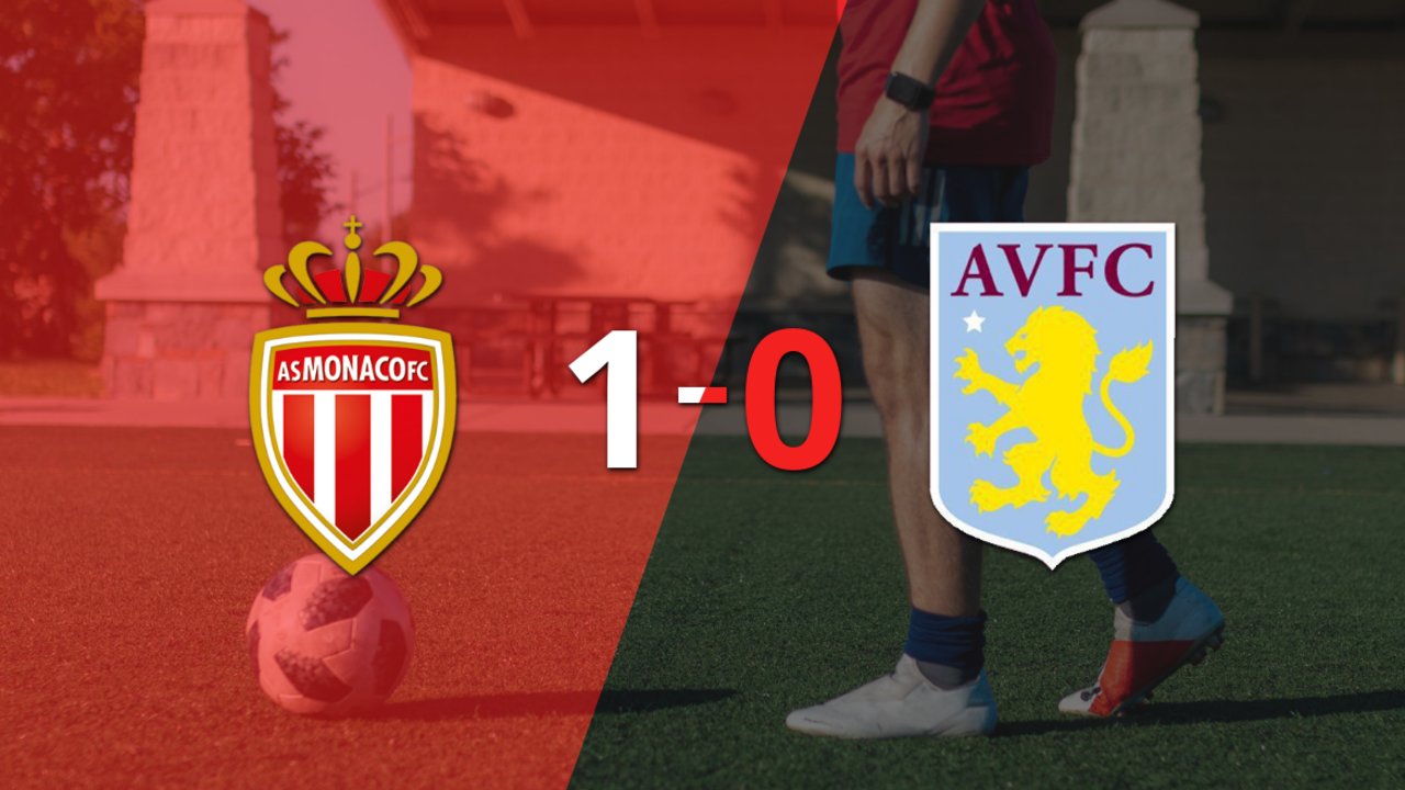 Aston Villa no pudo con Mónaco y cayó 1-0