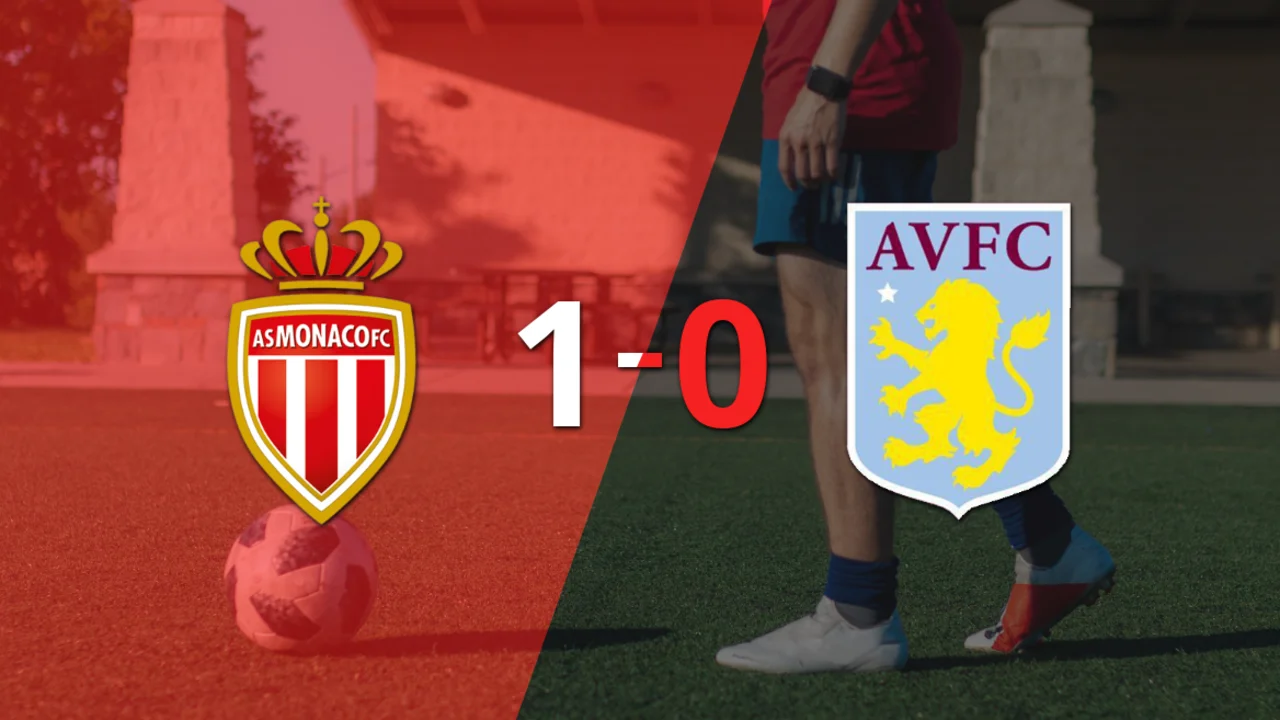 Aston Villa no pudo con Mónaco y cayó 1-0