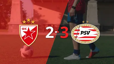 Luuk de Jong marca un doblete en la victoria 3-2 de PSV ante Estrella Roja Luuk de Jong marca un doblete en la victoria 3-2 de PSV ante Estrella Roja
