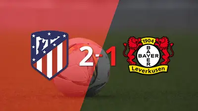 Atlético de Madrid se impone con remontada 2-1 sobre Bayer Leverkusen, tras un gol agónico Atlético de Madrid se impone con remontada 2-1 sobre Bayer Leverkusen, tras un gol agónico