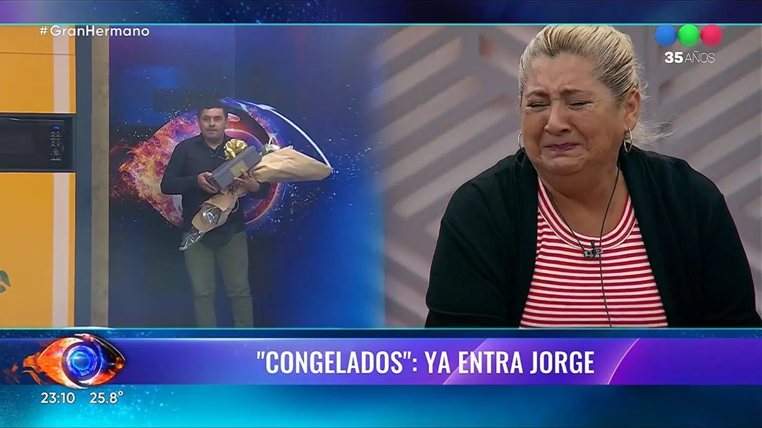 Congelados Petrona Gran Hermano marido esposo Jorge Telefe