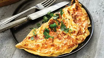 Omelette. Omelette.