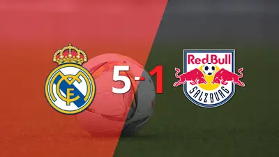 Los dobletes de Rodrygo y Vinicius Júnior llevan a Real Madrid a la victoria 5-1 sobre Red Bull Salzburgo Los dobletes de Rodrygo y Vinicius Júnior llevan a Real Madrid a la victoria 5-1 sobre Red Bull Salzburgo