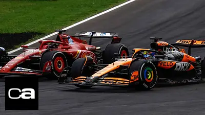 El SF-24 de Charles Leclerc y el MCL38 de Oscar Piastri. El SF-24 de Charles Leclerc y el MCL38 de Oscar Piastri.