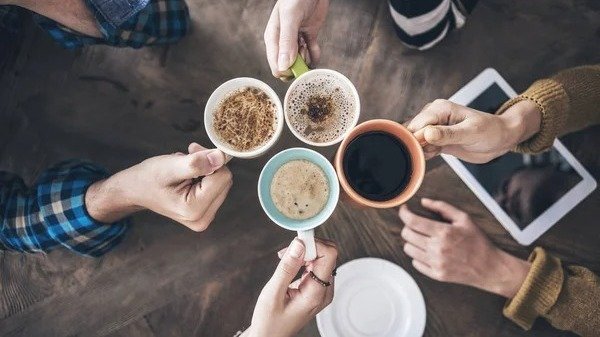 café, tazas de café, infusiones, cafeína, salud