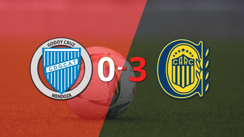 Godoy Cruz sufre una aplastante derrota ante Rosario Central con un 3 a 0