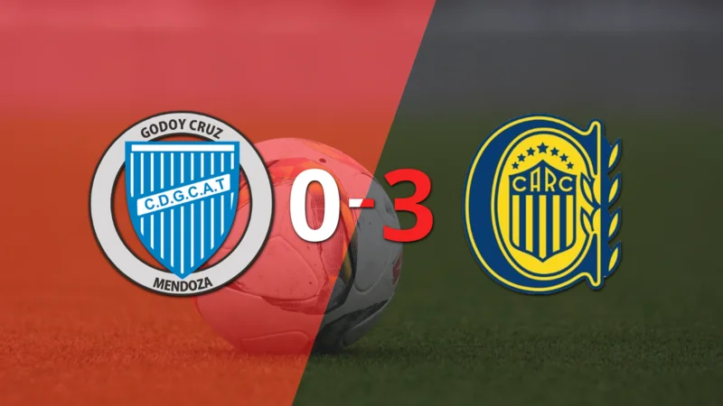 Godoy Cruz sufre una aplastante derrota ante Rosario Central con un 3 a 0