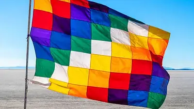 Bandera wiphala. Bandera wiphala.