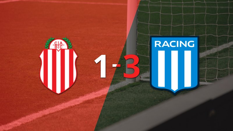 Racing Club remonta el partido con Barracas Central y sella el triunfo 3 a 1