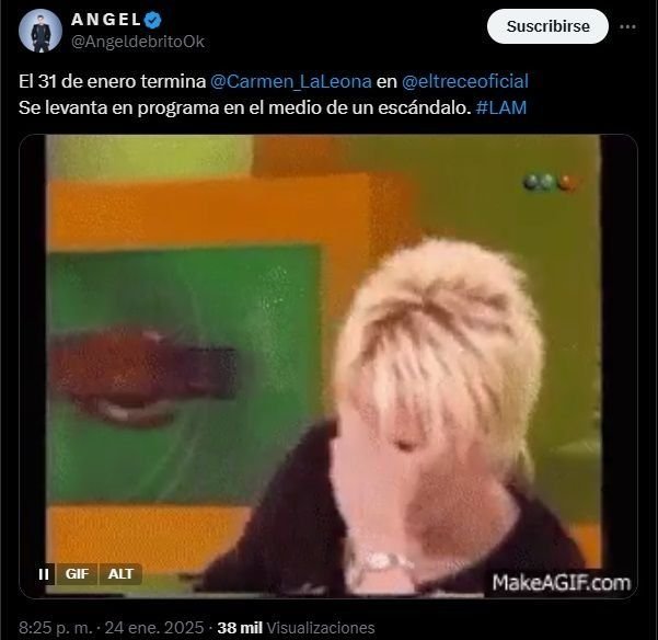 Levantan Mañanísima de Carmen Barbieri