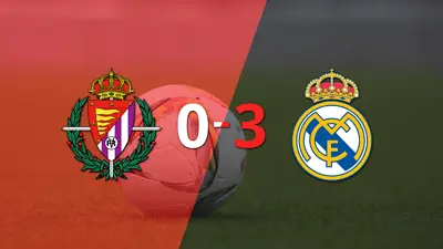 Real Madrid goleó 3-0 a Valladolid con triplete de Kylian Mbappé Real Madrid goleó 3-0 a Valladolid con triplete de Kylian Mbappé