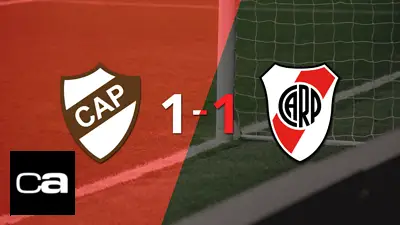 River Plate empató 1-1 contra Platense sobre el final del partido River Plate empató 1-1 contra Platense sobre el final del partido