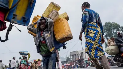 Los rebeldes del Congo alcanzan el centro de una ciudad oriental en una escalada del conflicto Los rebeldes del Congo alcanzan el centro de una ciudad oriental en una escalada del conflicto