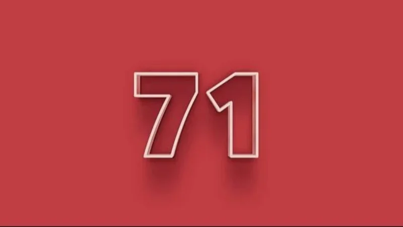 Numerología 71