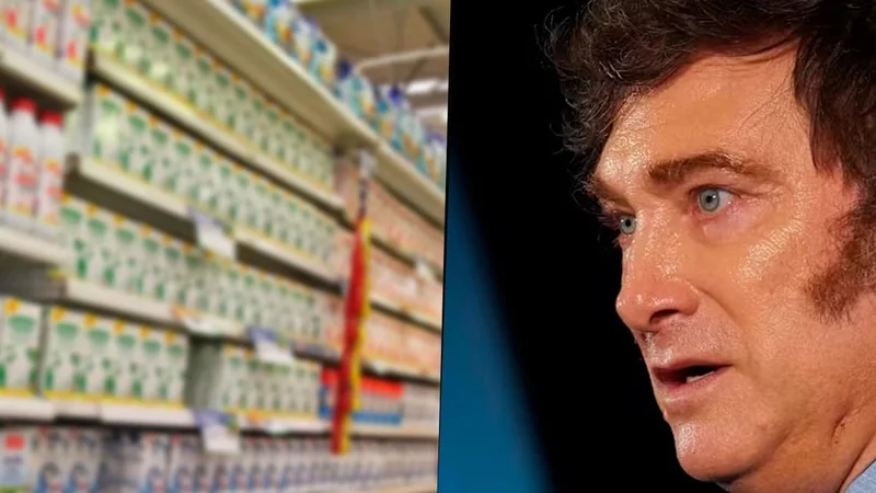 Fábrica marca leche Sancor crisis económica despidos Javier Milei Argentina