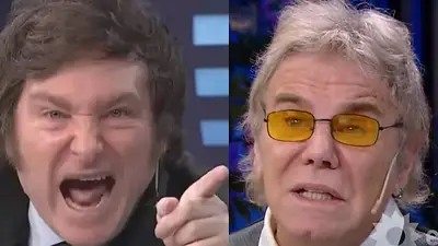 Beto Casella. Javier Milei. Beto Casella. Javier Milei.