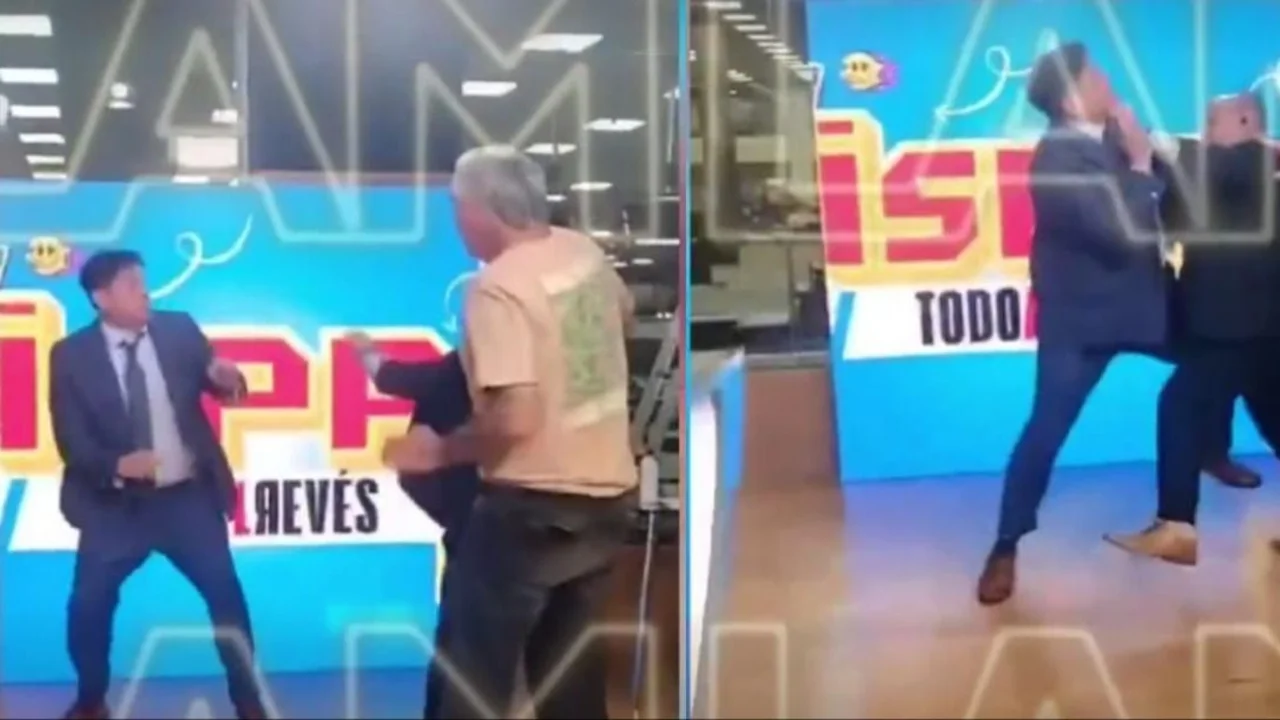 Peleas en la televisión