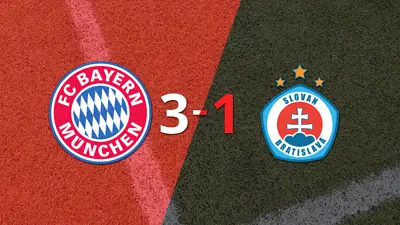 Gran victoria de Bayern Múnich sobre Slovan Bratislava por 3-1 Gran victoria de Bayern Múnich sobre Slovan Bratislava por 3-1