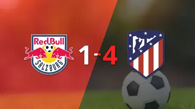 Doblete de Antoine Griezmann en la goleada de Atlético de Madrid frente a Red Bull Salzburgo Doblete de Antoine Griezmann en la goleada de Atlético de Madrid frente a Red Bull Salzburgo