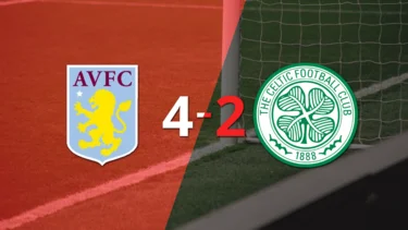 Morgan Rogers anota hat-trick en el triunfo de 4-2 de Aston Villa ante Celtic