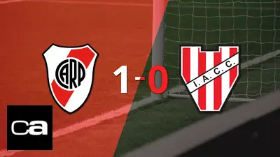 Con un solo gol agónico, River Plate derrotó a Instituto en el Estadio Mas Monumental Con un solo gol agónico, River Plate derrotó a Instituto en el Estadio Mas Monumental