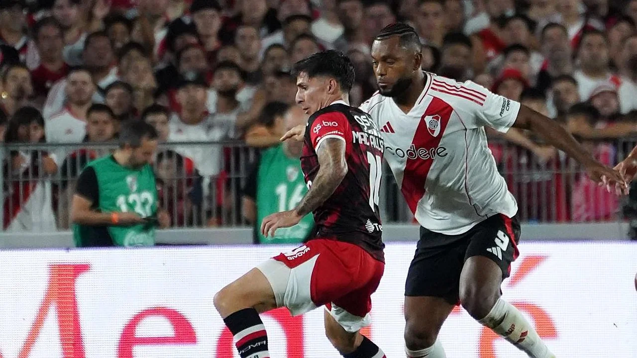 Con gol de Montiel, River le ganó en la última jugada a Instituto: gol y resumen del partido