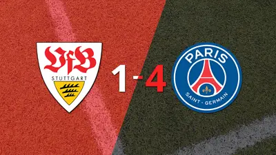 Con triplete y gran actuación de Ousmane Dembélé, PSG goleó a Stuttgart Con triplete y gran actuación de Ousmane Dembélé, PSG goleó a Stuttgart