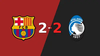 Barcelona y Atalanta firman un empate en dos Barcelona y Atalanta firman un empate en dos