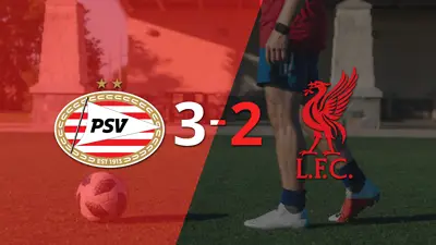 Emocionante partido termina con victoria de PSV 3-2 ante Liverpool Emocionante partido termina con victoria de PSV 3-2 ante Liverpool