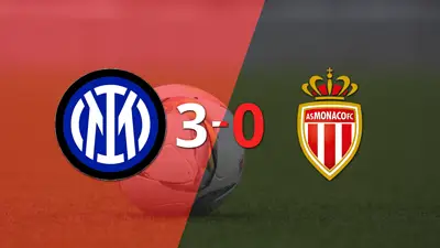 Inter goleó 3-0 a Mónaco con triplete de Lautaro Martínez Inter goleó 3-0 a Mónaco con triplete de Lautaro Martínez