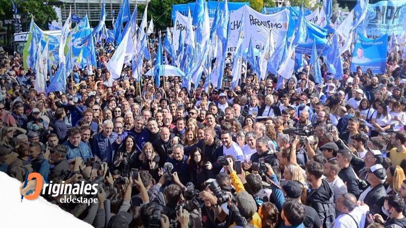 El peronismo se une en la calle para la marcha antifascista contra Milei 