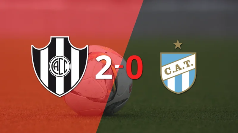 Derrota de Atlético Tucumán por 2-0 ante Central Córdoba (SE)
