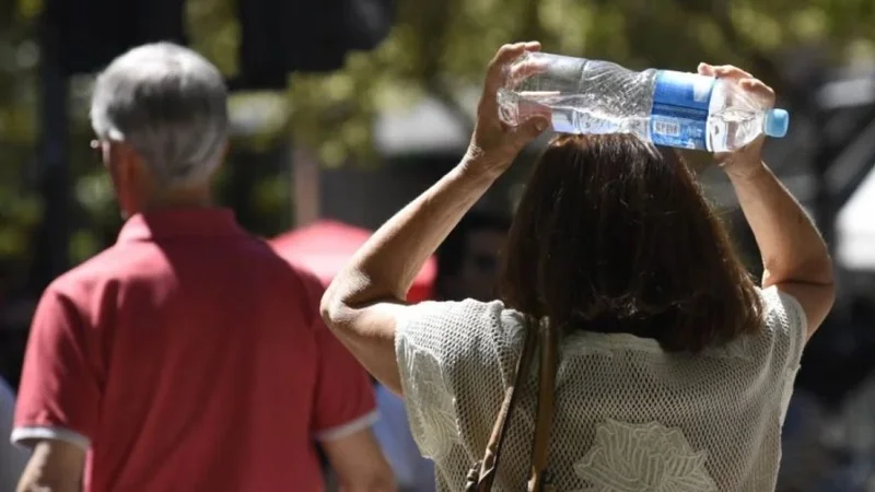 Calor en Santa Fe.